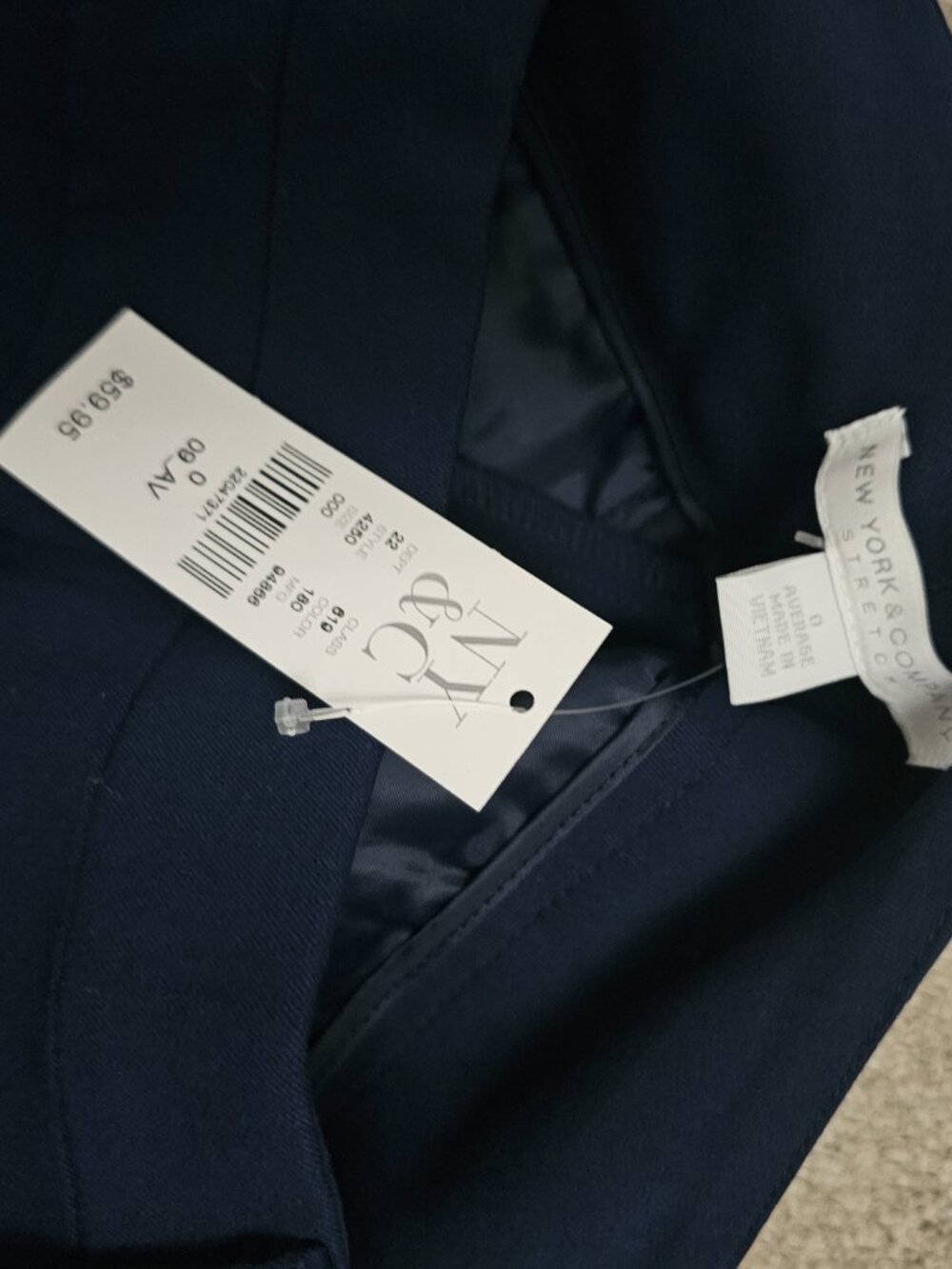 NY&C Navy Pants - Size 0
